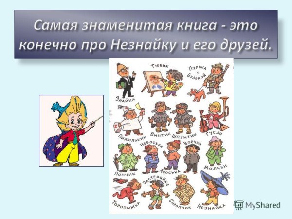 Герои цветочного города Носова