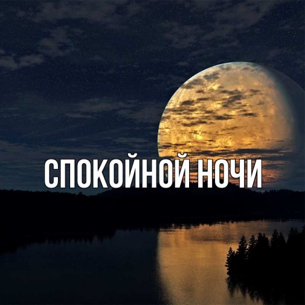 Спокойной ночи люди