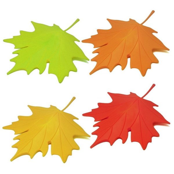 Листочки цветные