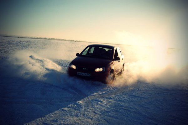 Лада Калина дрифт