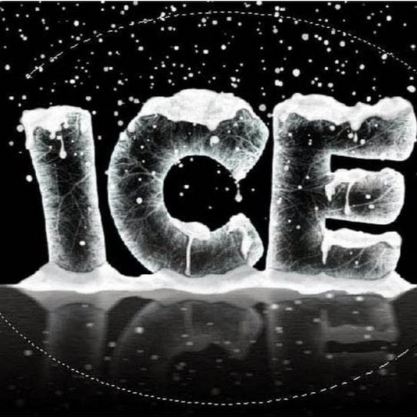 Ледяные буквы