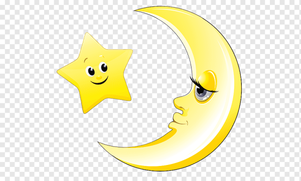 Месяц мультяшный