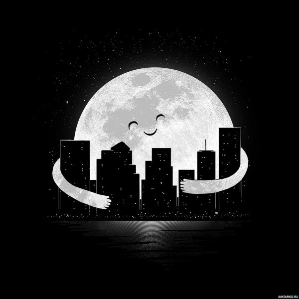 Ночь надпись