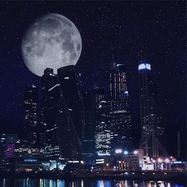 Москва Сити Луна