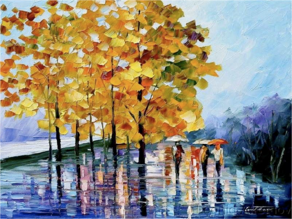 Леонид Афремов осень