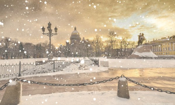 Санкт-Петербург зима