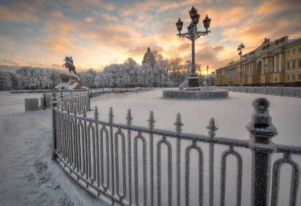 Санкт-Петербург зимой