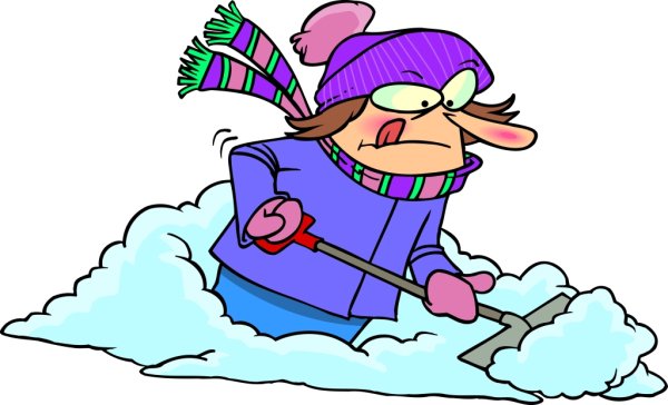 Стикер уборка снега