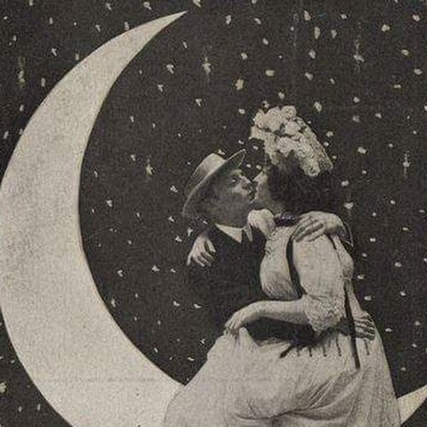 Старинное изображение Луны