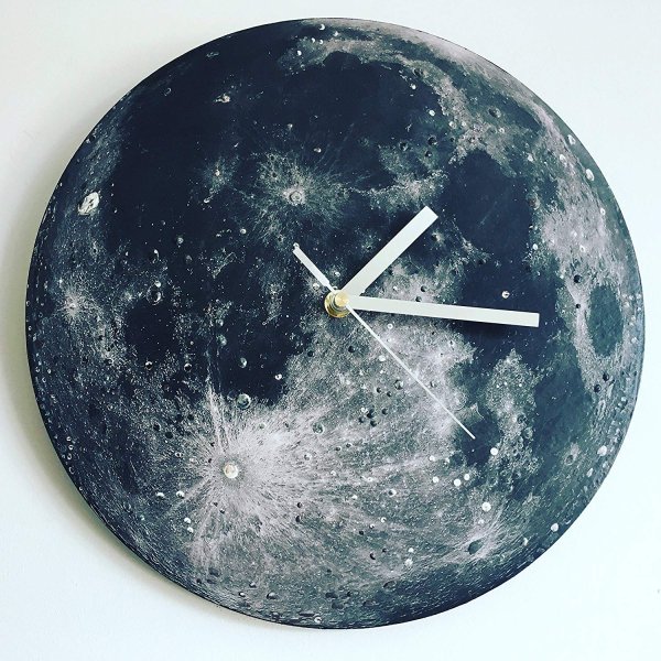 Часы в виде Луны