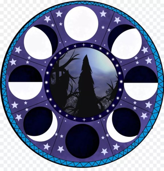 Лунные фазы арт