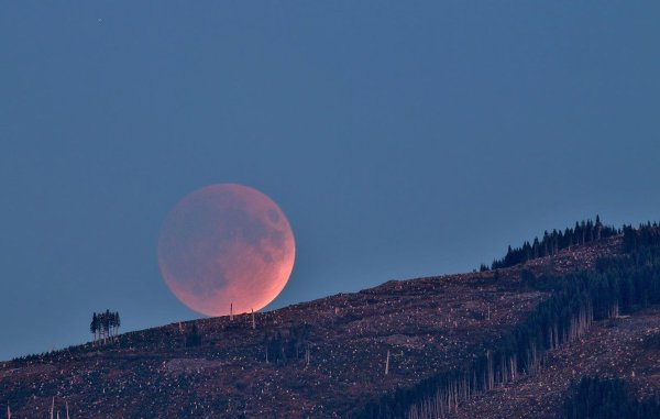 Лунное затмение Кровавая Луна