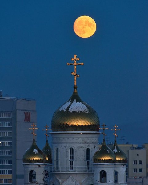 Суперлуние в Москве