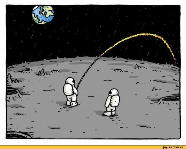 Карикатуры про космос