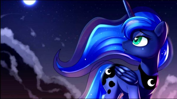 МЛП принцесса Луна арт