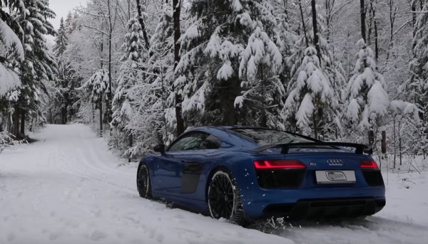Audi r8 Winter