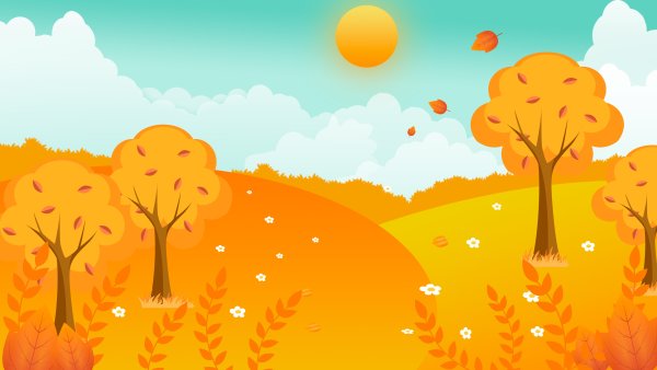 Векторный фон осень