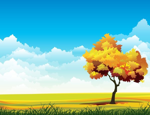 Векторный пейзаж