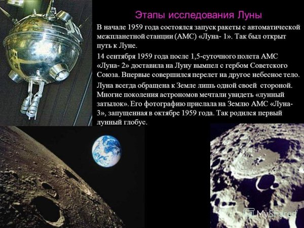 Современные исследования планет земной группы АМС