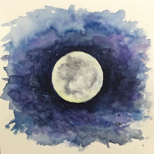 Лунная акварель