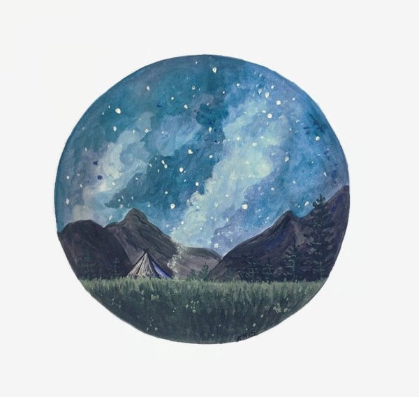 Красивые пейзажи в круге