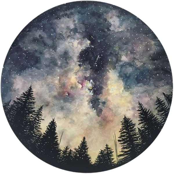 Пейзаж в круге