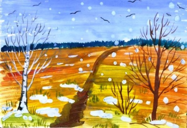 Пейзаж для детей дошкольного возраста