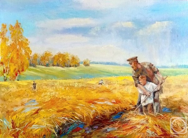 Ренуар пшеничное поле