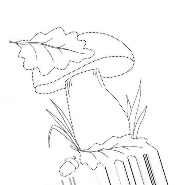 Осенние раскраски для малышей