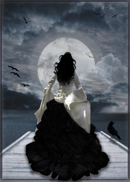 Полнолуние и ведьма