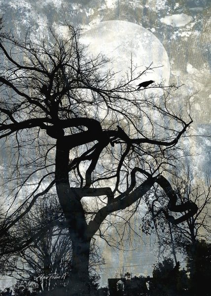 Готическое дерево арт