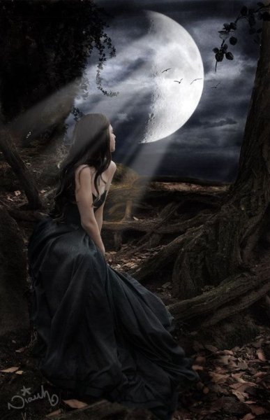 Полнолуние девушка