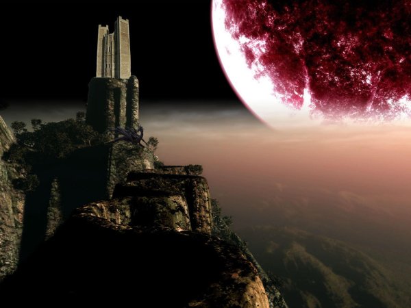 Луна красная Готика