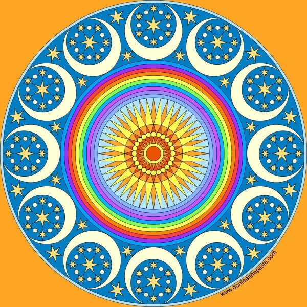 Мандала Церера солнца