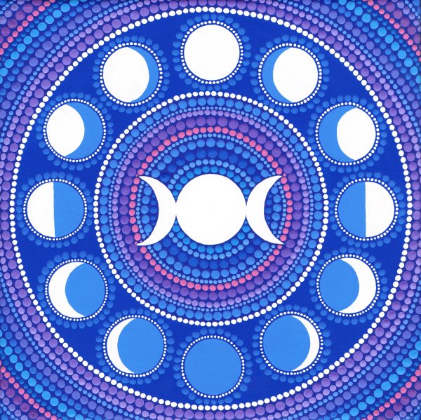 Мандала лунный цикл