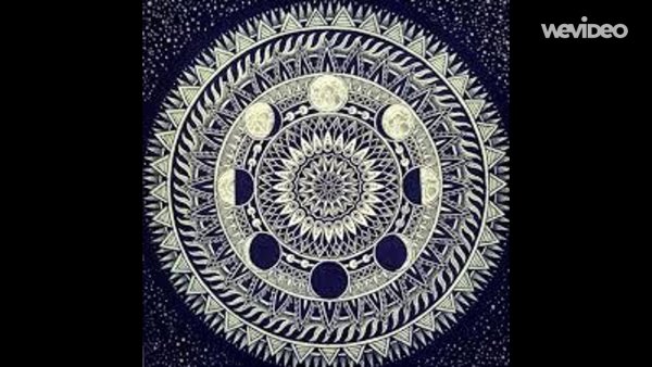 Мандала с циклом Луны