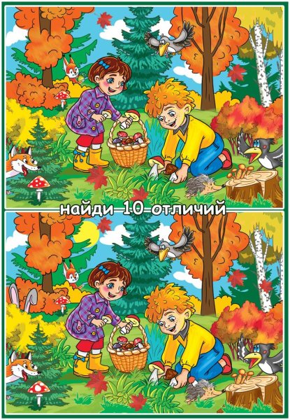 Найди отличия осень