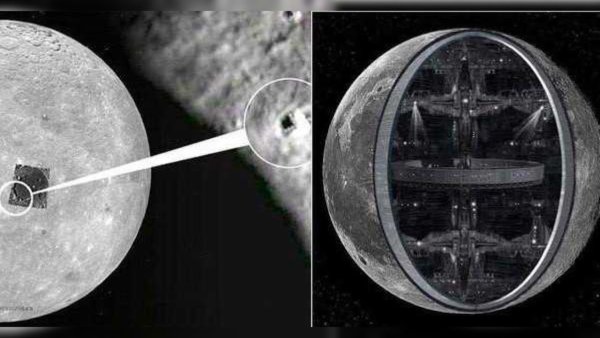 База НЛО на Луне