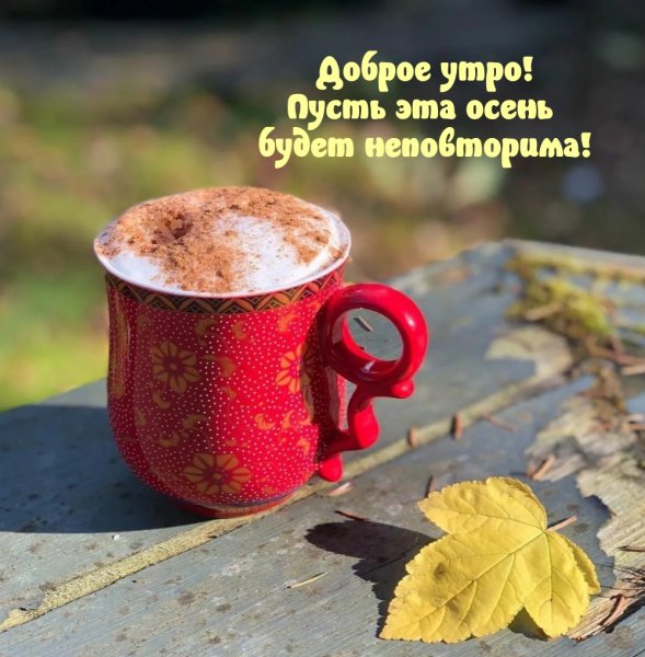 Доброе утро осеннее утро