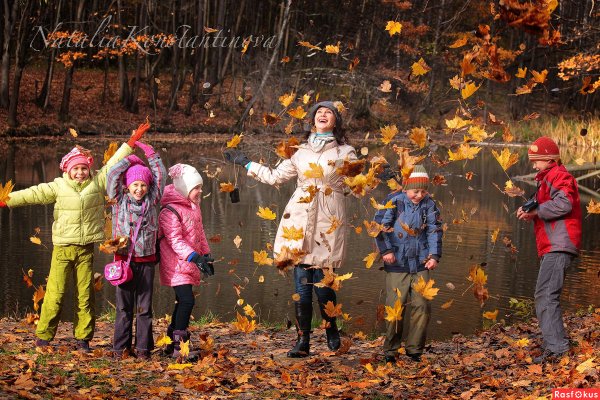 Листопад в саду