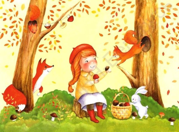 Детские забавы осенью для дошкольников