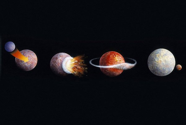 Гипотезы образования Луны