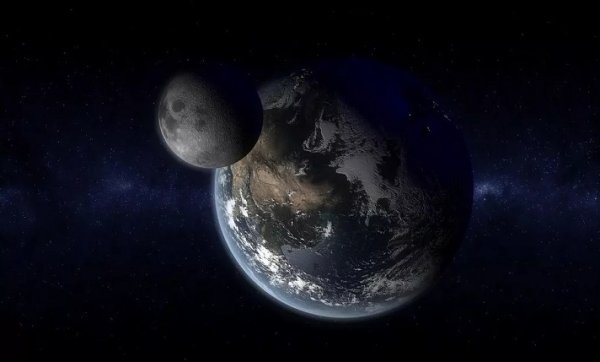 Происхождение Луны фото