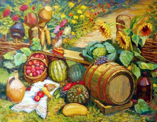 Осенины праздник урожая картины