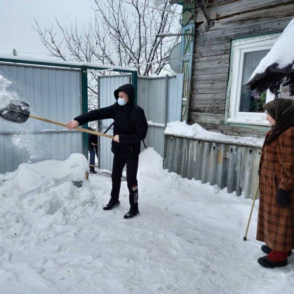 Расчищенный снег
