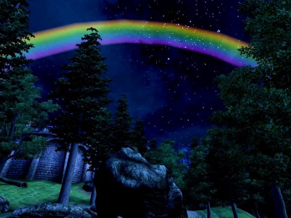 Радуга в полночь