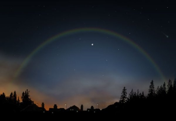 Лунная Радуга природное явление