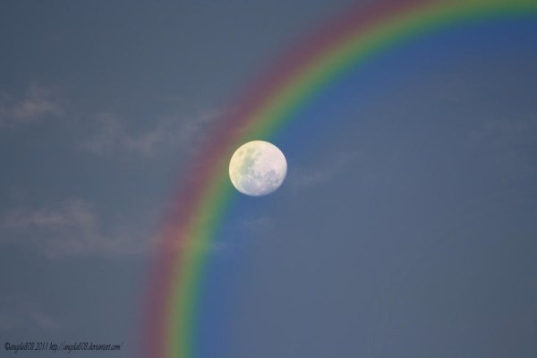Лунная Радуга природное явление