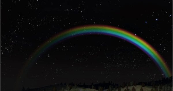 Радуга от Луны