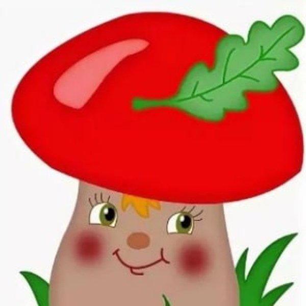 Разноцветные грибочки для детей